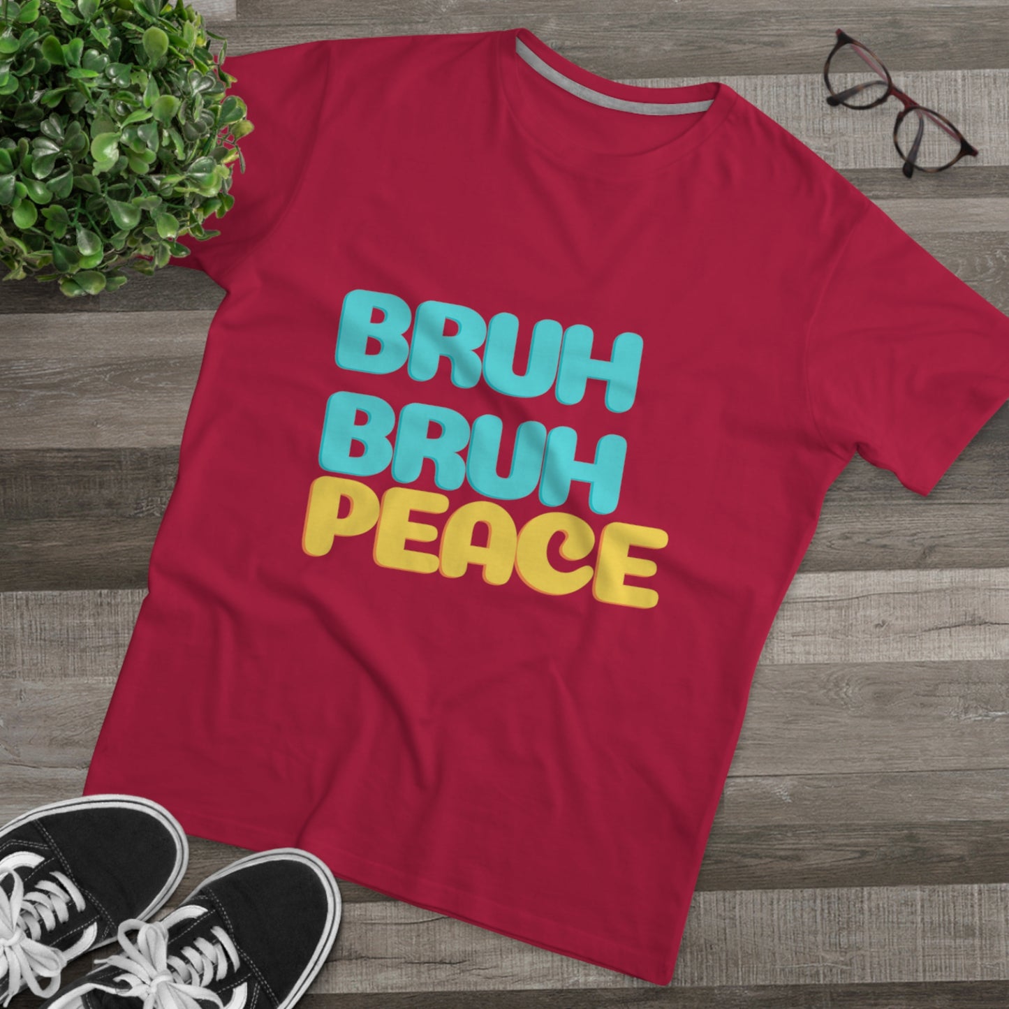 "Bruh Bruh Peace" Men's Modern-fit Tee