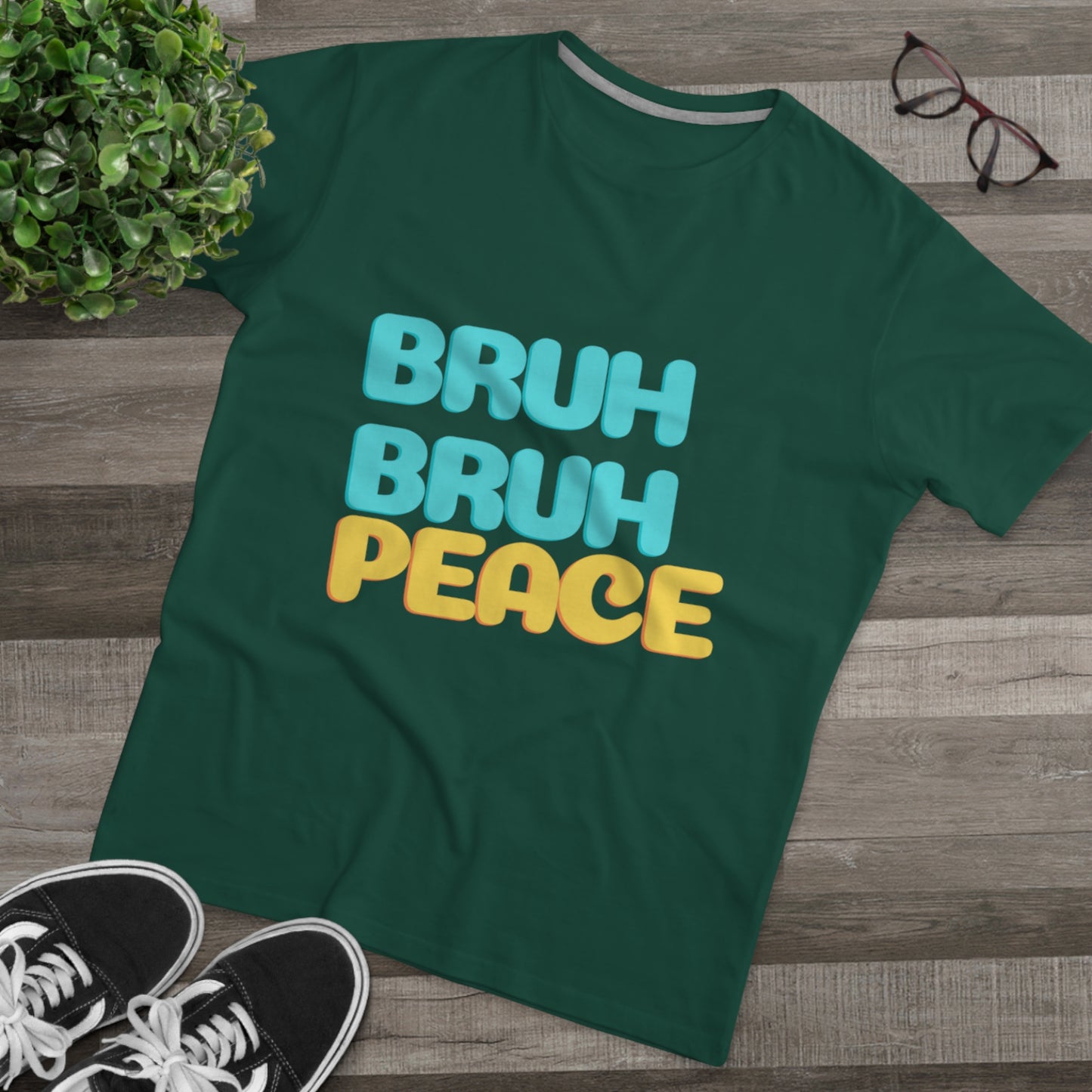 "Bruh Bruh Peace" Men's Modern-fit Tee