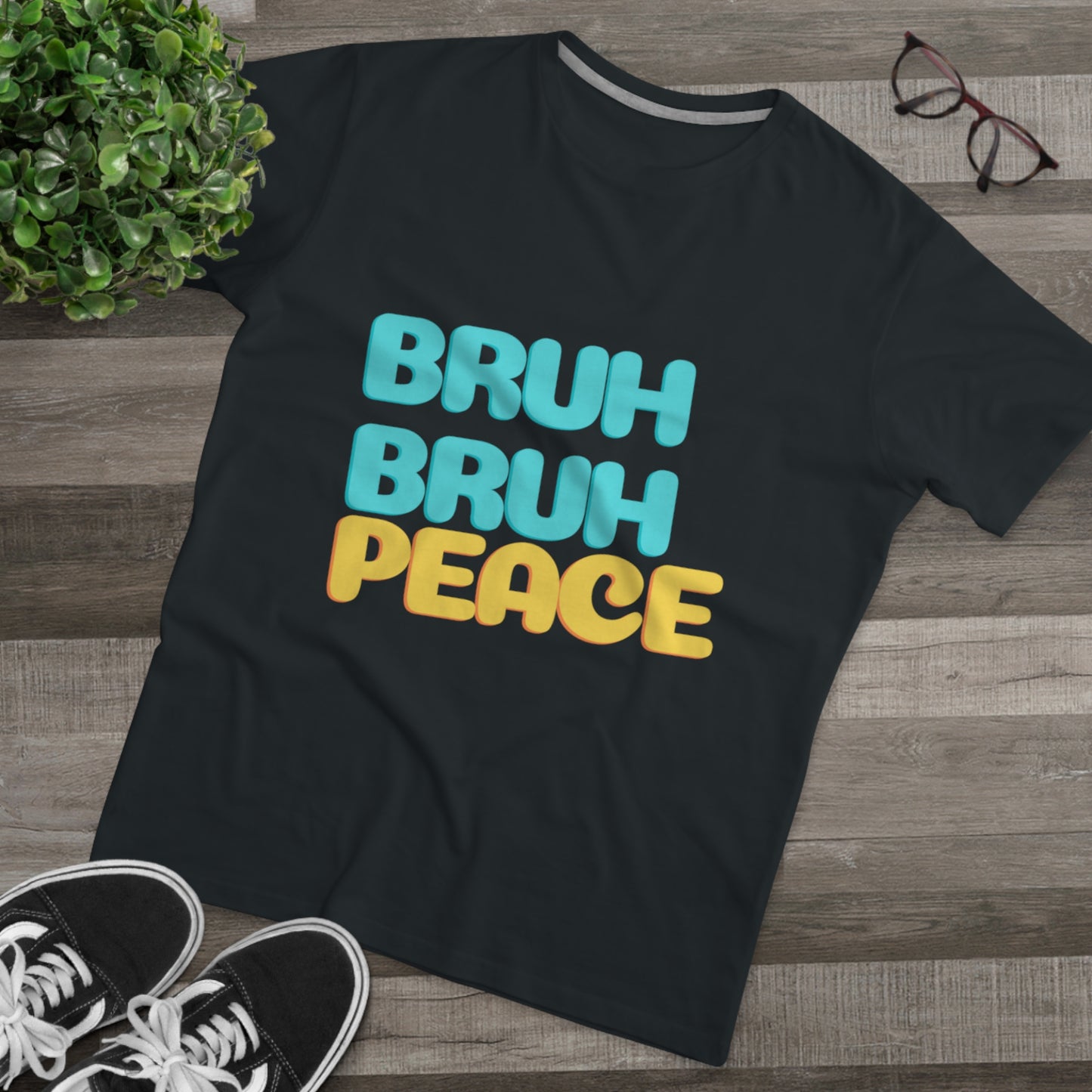 "Bruh Bruh Peace" Men's Modern-fit Tee