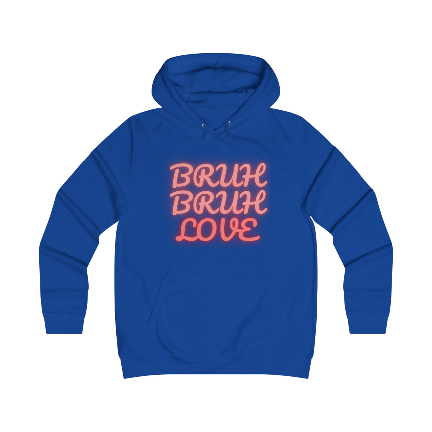 "Bruh Bruh Love" Girlie College Hoodie