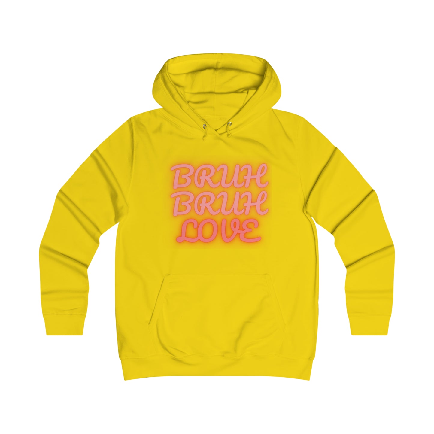 "Bruh Bruh Love" Girlie College Hoodie