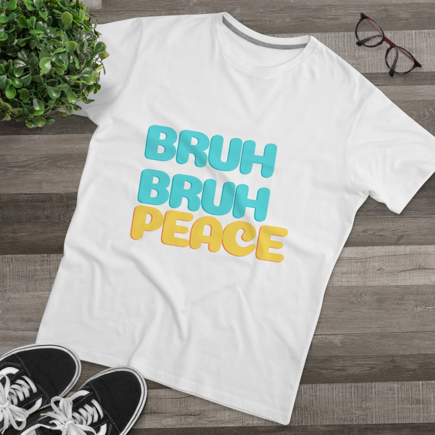 "Bruh Bruh Peace" Men's Modern-fit Tee