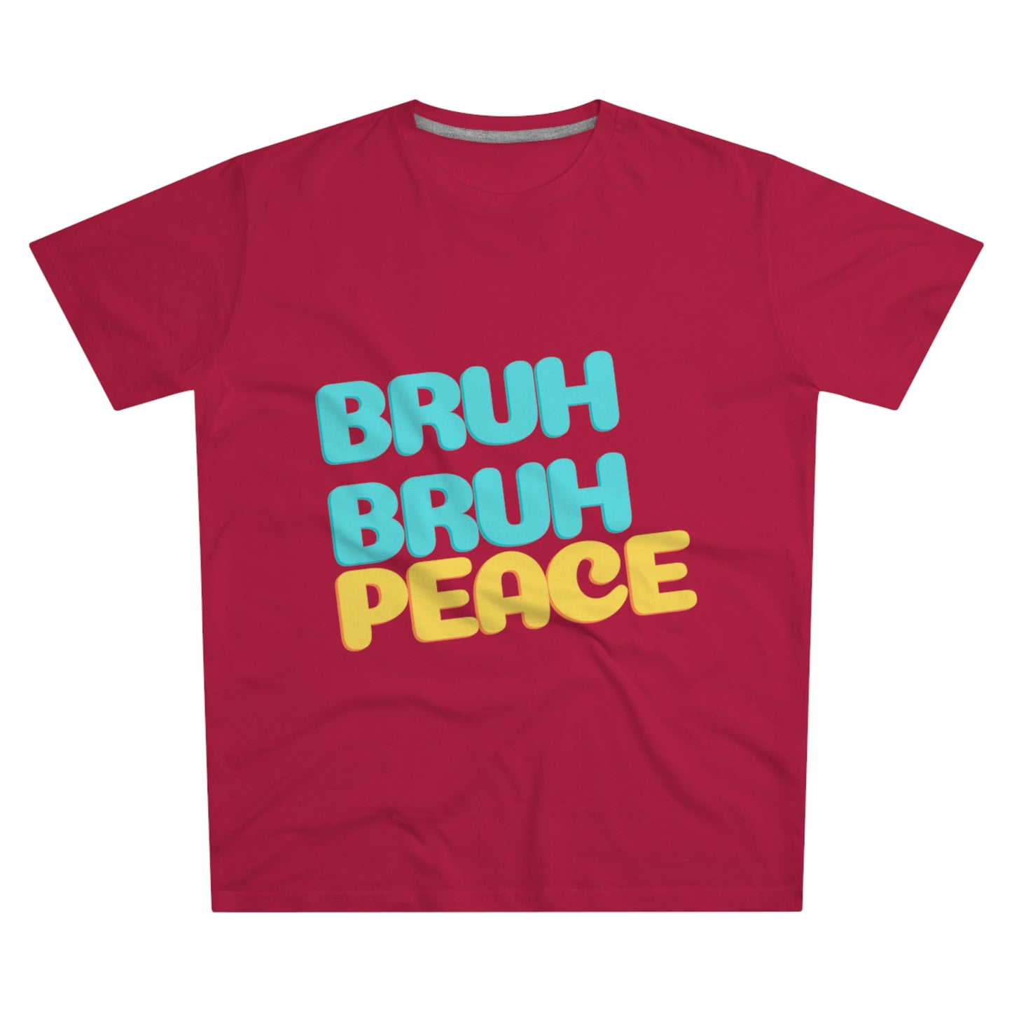 "Bruh Bruh Peace" Men's Modern-fit Tee