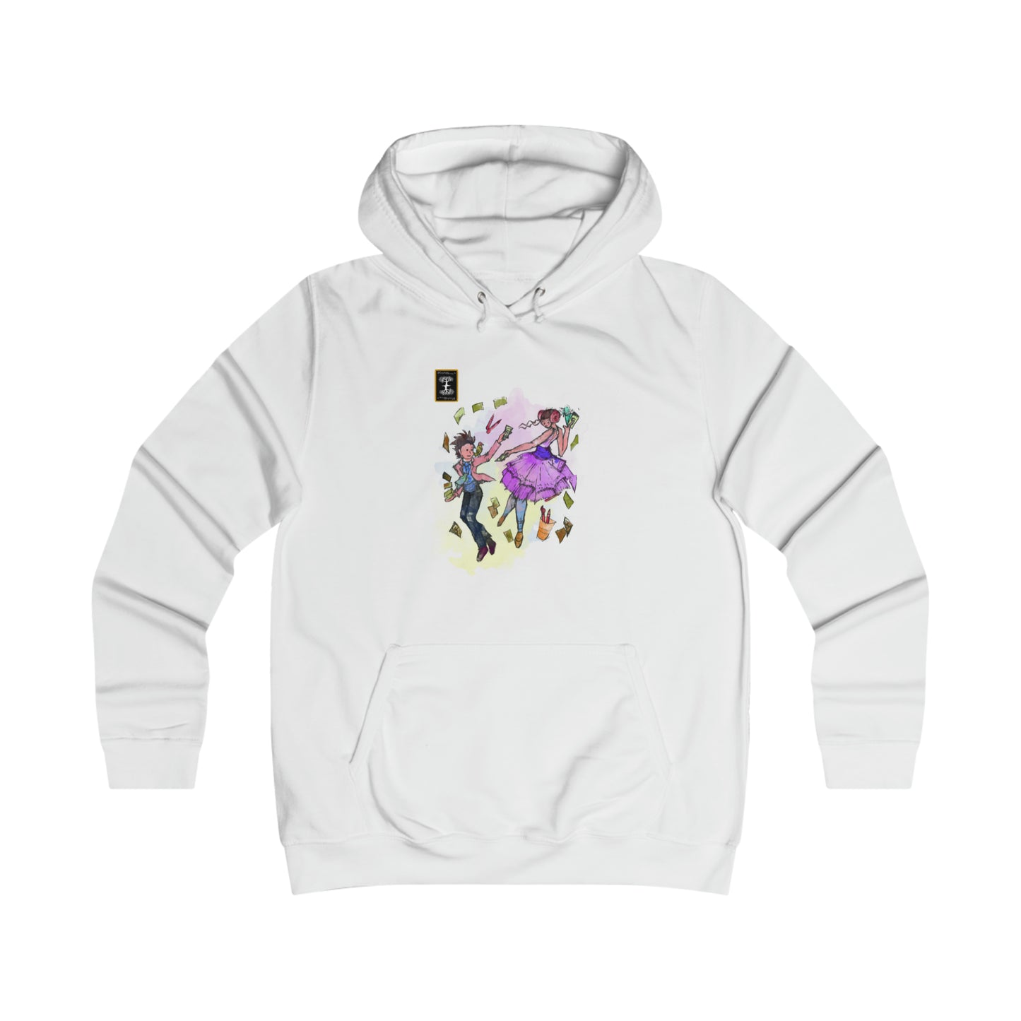 "Living My Truth" Girlie College Hoodie