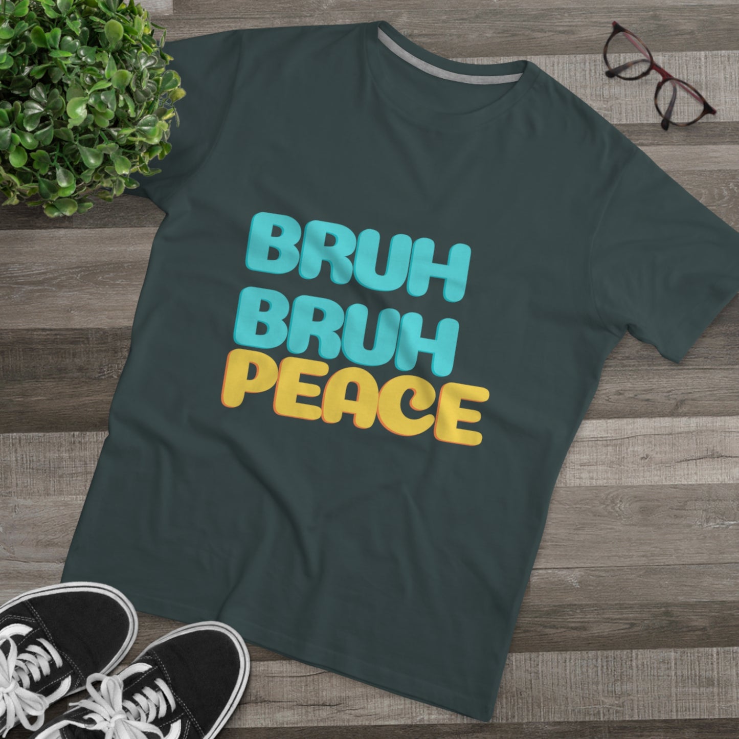 "Bruh Bruh Peace" Men's Modern-fit Tee