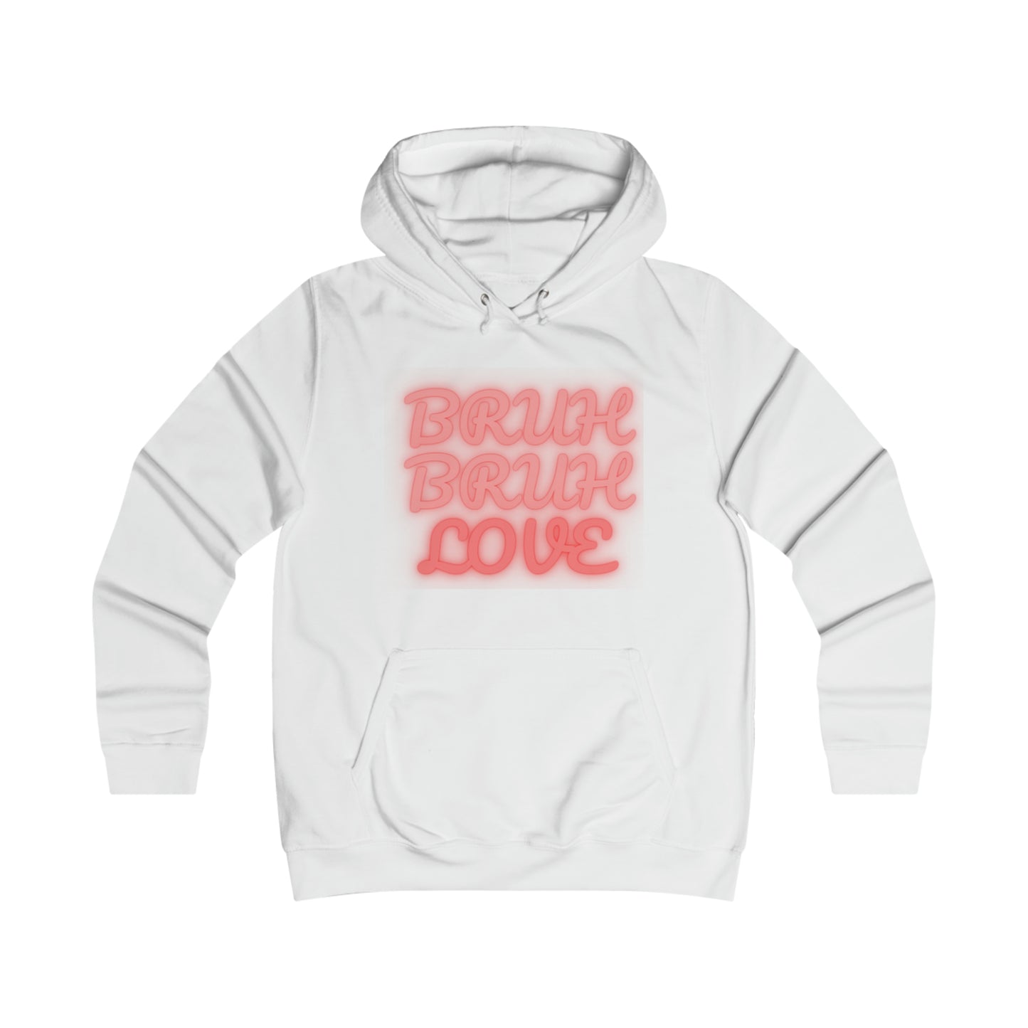 "Bruh Bruh Love" Girlie College Hoodie