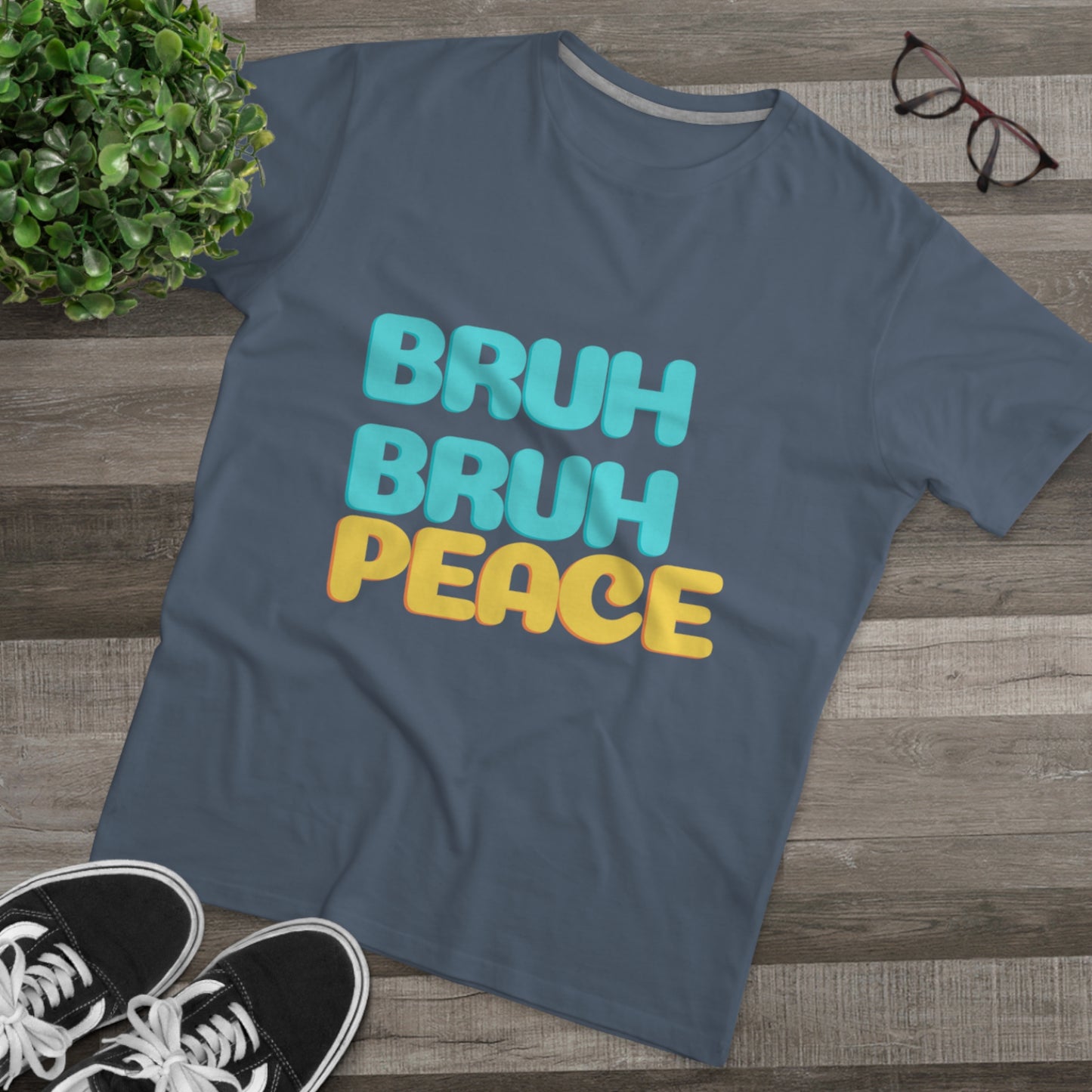 "Bruh Bruh Peace" Men's Modern-fit Tee